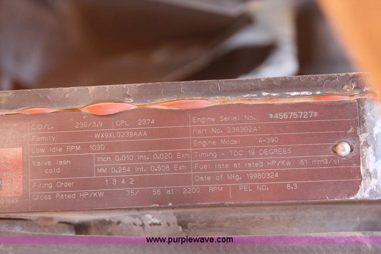 image for item I1578 1998 Case 580L backhoe