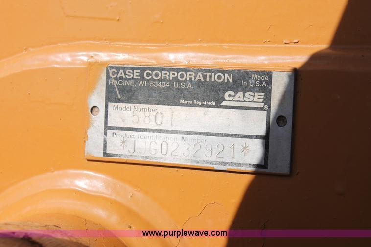 image for item I1581 1998 Case 580 Super L backhoe
