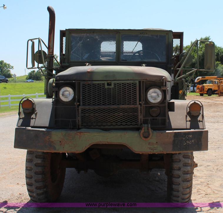 image for item I1591 1968 Kaiser M35 flatbed truck