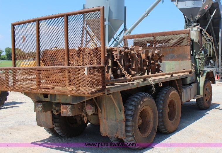 image for item I1591 1968 Kaiser M35 flatbed truck