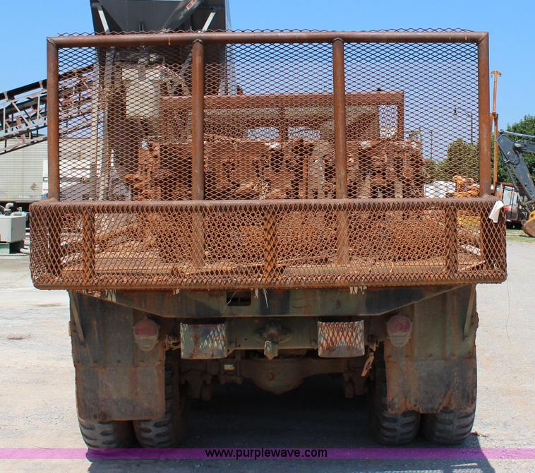 image for item I1591 1968 Kaiser M35 flatbed truck