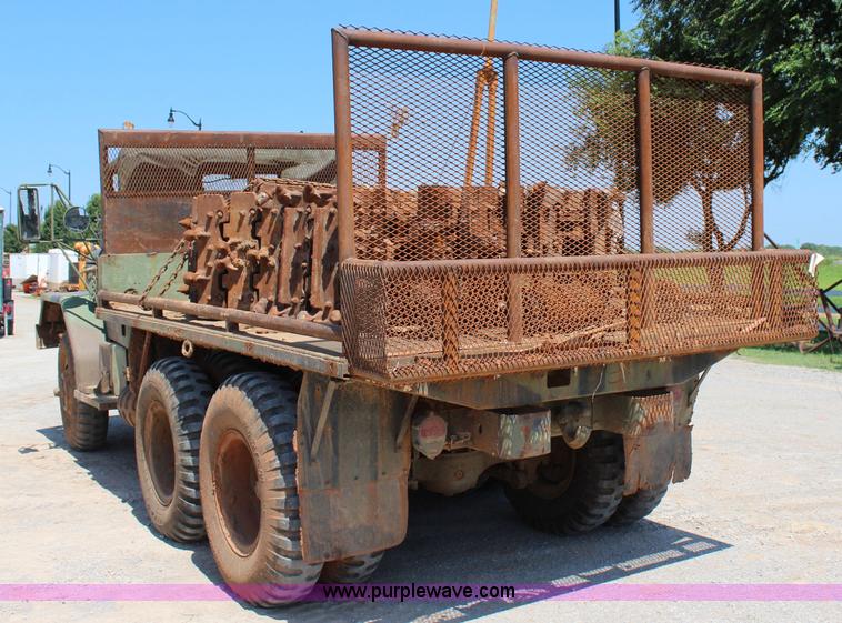 image for item I1591 1968 Kaiser M35 flatbed truck