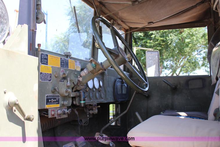 image for item I1591 1968 Kaiser M35 flatbed truck