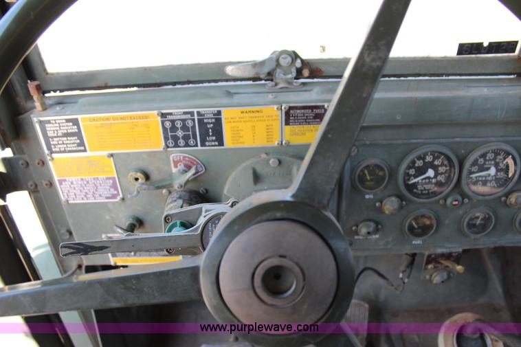 image for item I1591 1968 Kaiser M35 flatbed truck