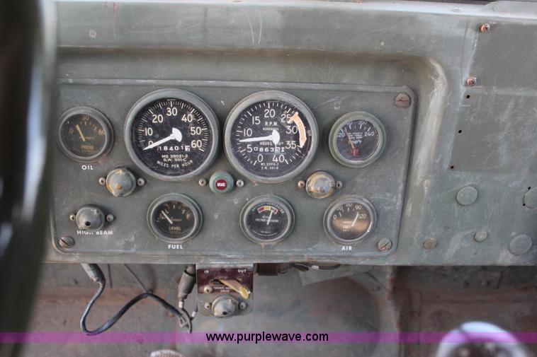 image for item I1591 1968 Kaiser M35 flatbed truck