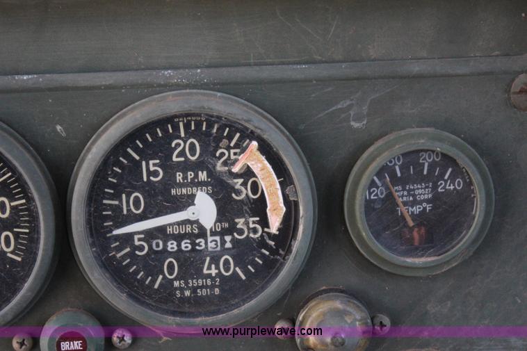 image for item I1591 1968 Kaiser M35 flatbed truck