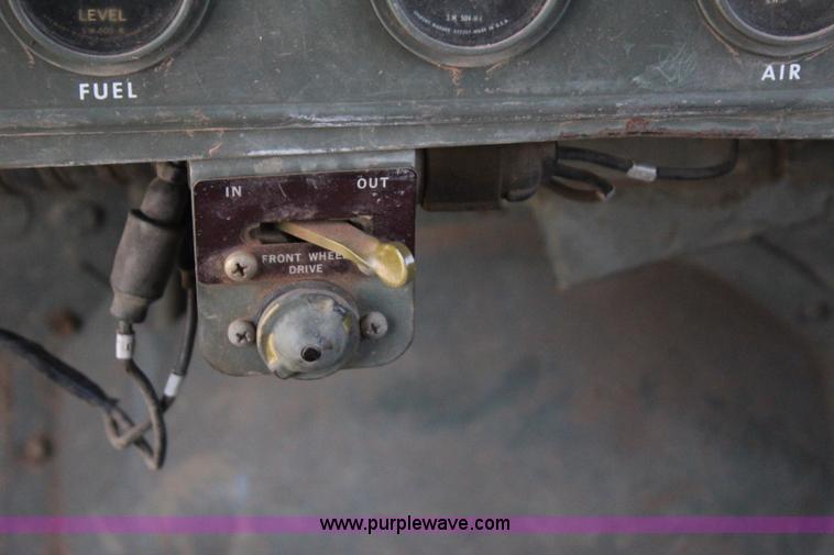 image for item I1591 1968 Kaiser M35 flatbed truck