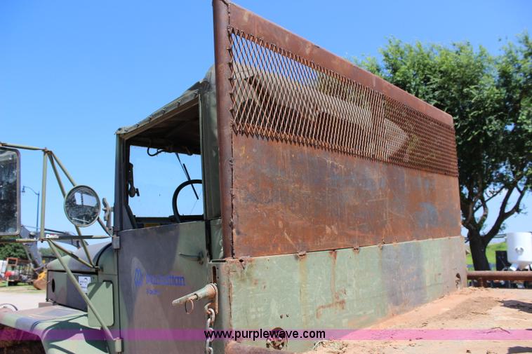 image for item I1591 1968 Kaiser M35 flatbed truck