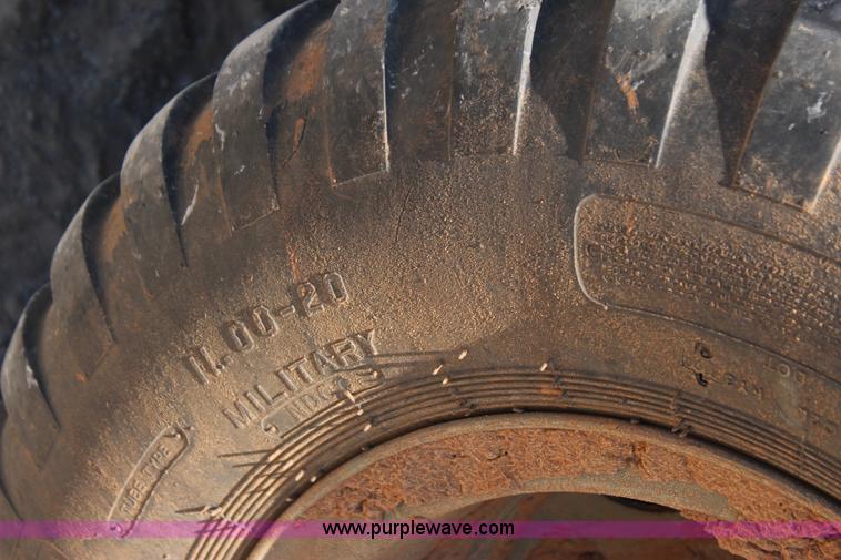 image for item I1591 1968 Kaiser M35 flatbed truck