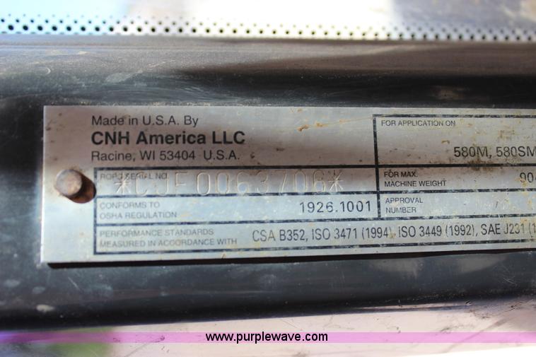 image for item I1594 2005 Case 580 Super M backhoe