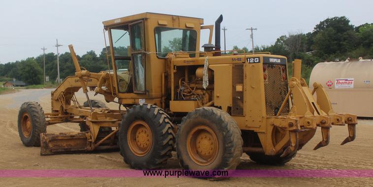 image for item J4489 1986 Caterpillar 12G motor grader