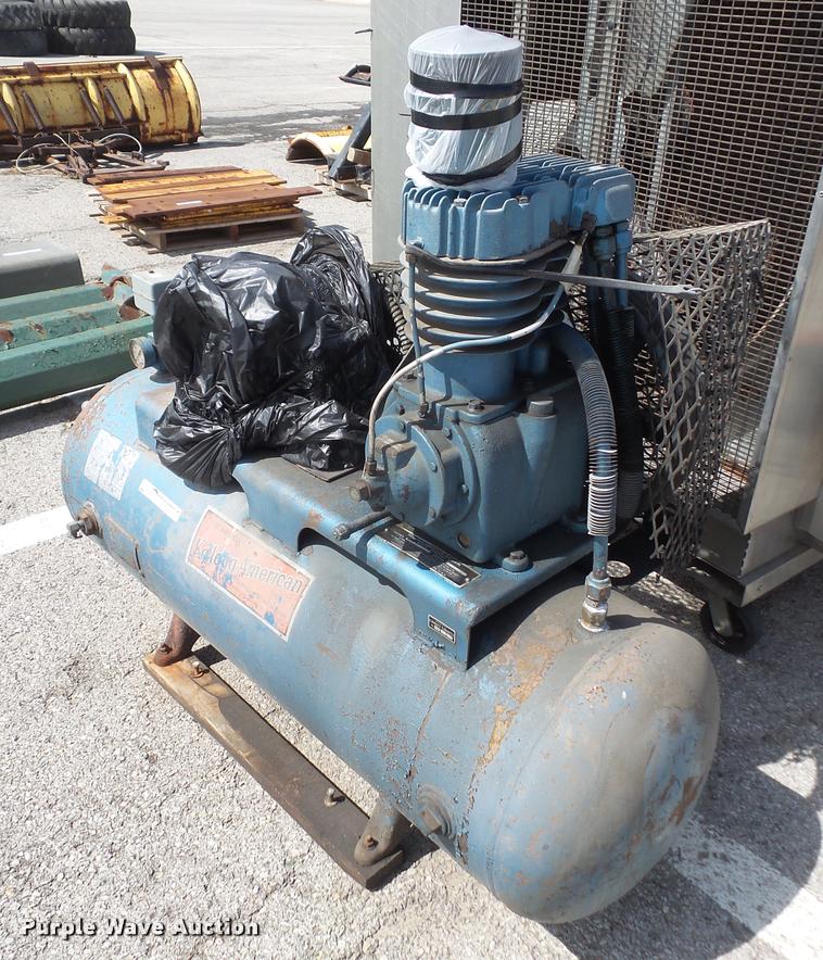 Kellogg American air compressor in Topeka, KS Item BV9795 sold