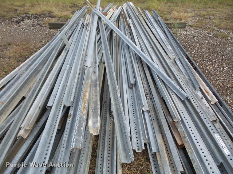 Approximately 60 galvanized sign posts in Topeka, KS | Item BV9814 sold