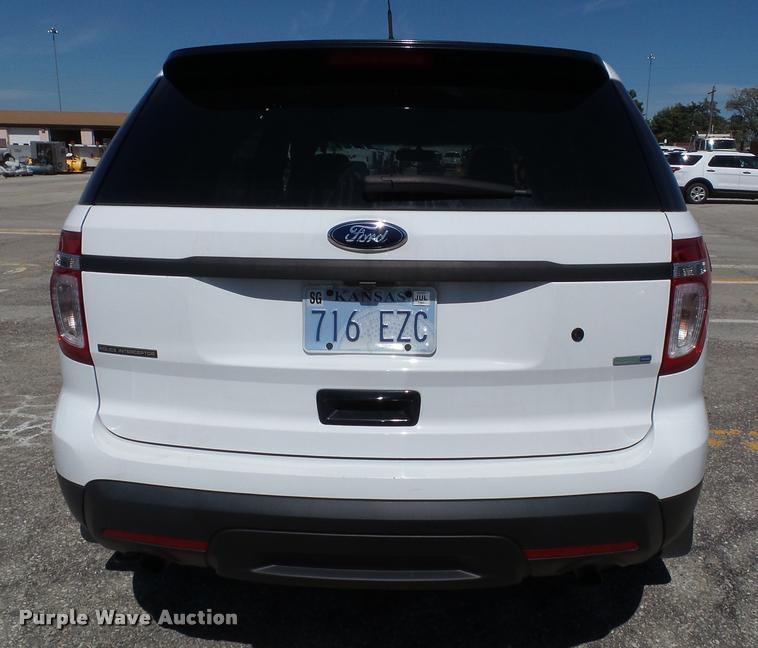 image for item J4776 2013 Ford Explorer Police Interceptor Utility SUV