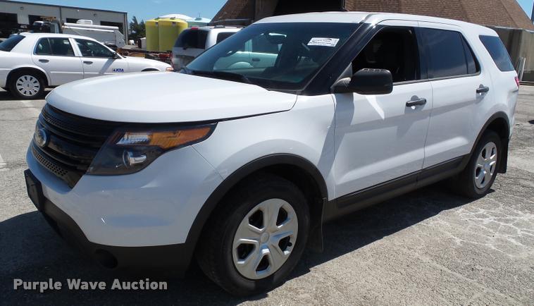 image for item J4777 2013 Ford Explorer Police Interceptor Utility SUV