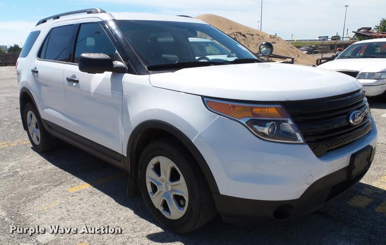 image for item J4778 2013 Ford Explorer Police Interceptor Utility SUV
