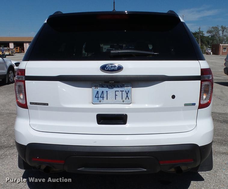 image for item J4784 2013 Ford Explorer Police Interceptor Utility SUV