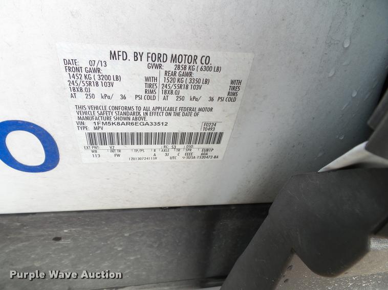 image for item J4797 2014 Ford Explorer Police Interceptor Utility SUV