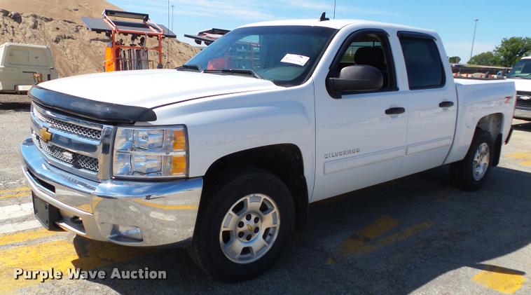 image for item J4798 2012 Chevrolet Silverado 1500 Z71 Crew Cab pickup truck