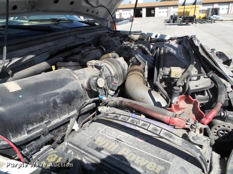 image for item J4801 2009 Ford F350 Super Duty XL flatbed pickup truck