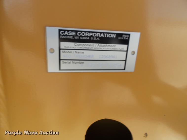 image for item J4806 1998 Case 460 trencher