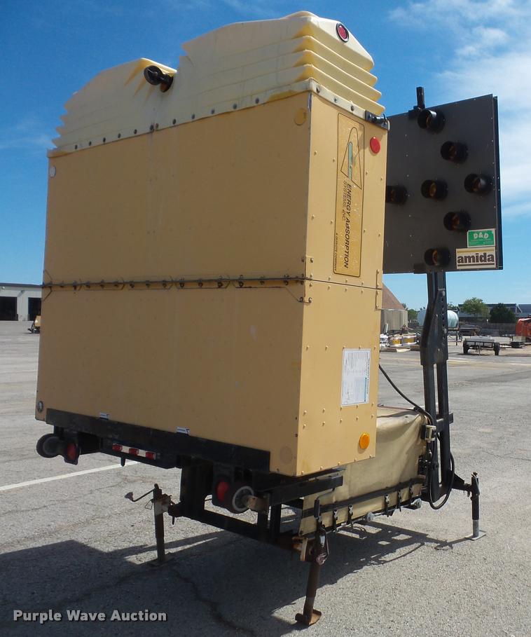 image for item K3542 2003 Energy Absorption Sys crash attenuator with arrow board