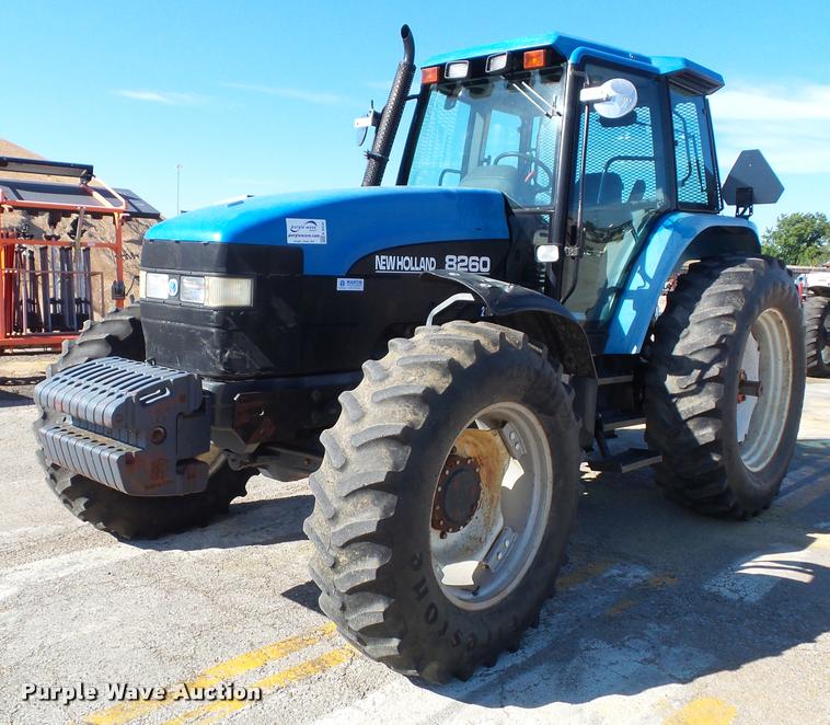 image for item K8230 1997 New Holland 8260 MFWD tractor