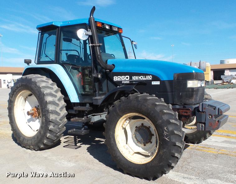 image for item K8230 1997 New Holland 8260 MFWD tractor