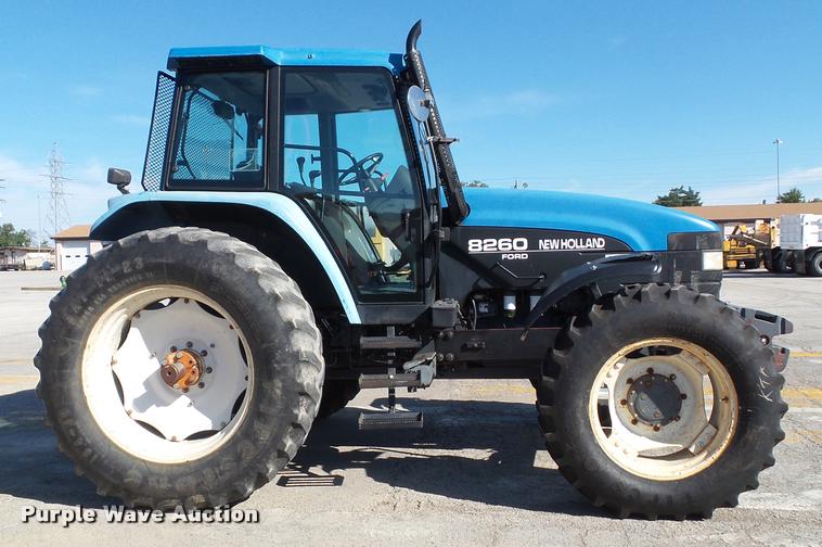 image for item K8230 1997 New Holland 8260 MFWD tractor