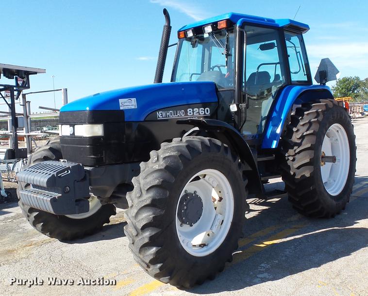 image for item K8233 1998 New Holland 8260 MFWD tractor