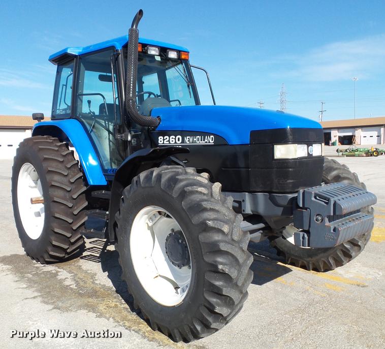image for item K8233 1998 New Holland 8260 MFWD tractor