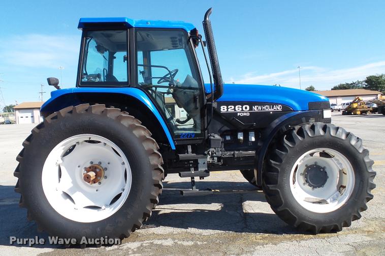 image for item K8233 1998 New Holland 8260 MFWD tractor
