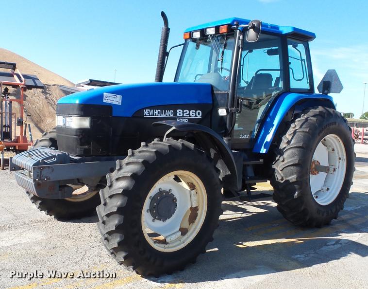 image for item K8234 1998 New Holland 8260 MFWD tractor