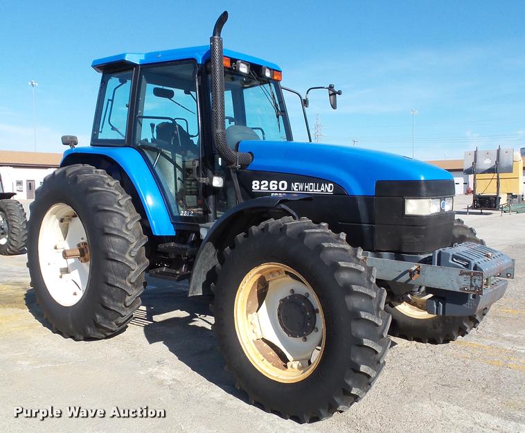 image for item K8234 1998 New Holland 8260 MFWD tractor