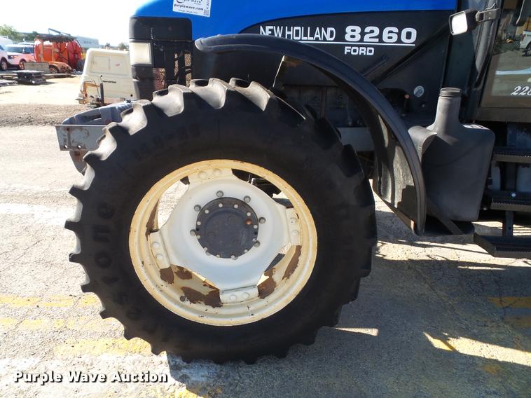 image for item K8234 1998 New Holland 8260 MFWD tractor