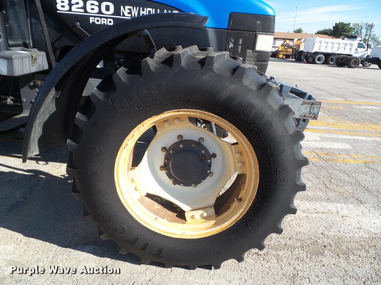 image for item K8234 1998 New Holland 8260 MFWD tractor