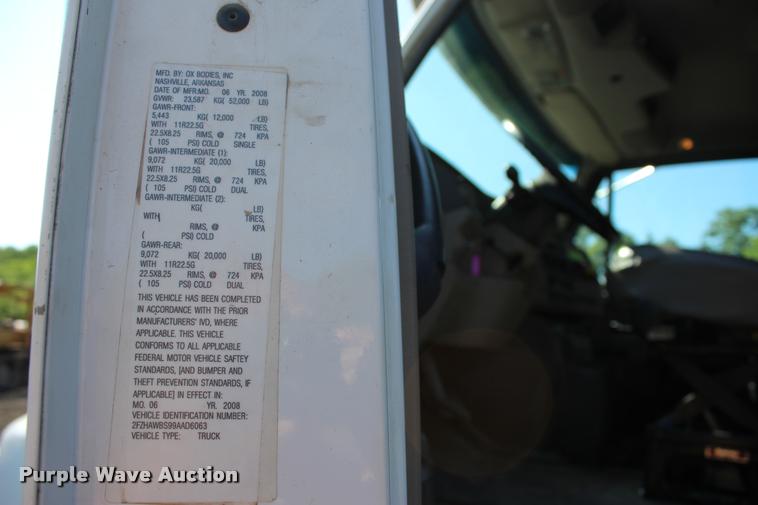 image for item DA6111 2009 Sterling LT8500 dump truck