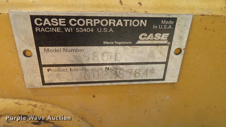 image for item DA6143 1998 Case 580L backhoe