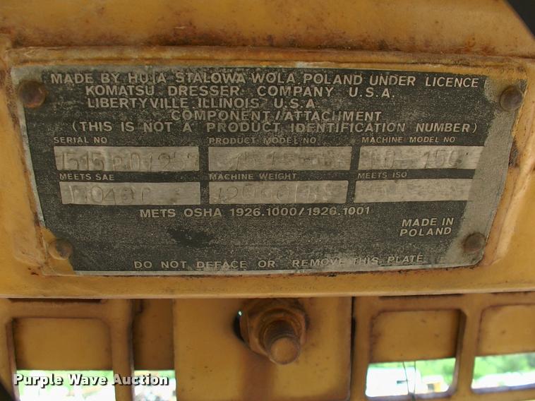 image for item DP9273 Dresser TD-15C dozer