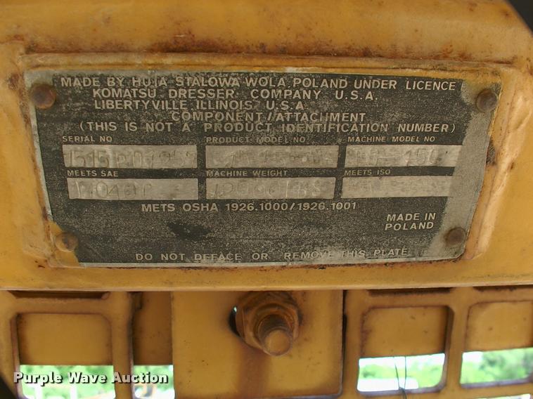 image for item DP9273 Dresser TD-15C dozer