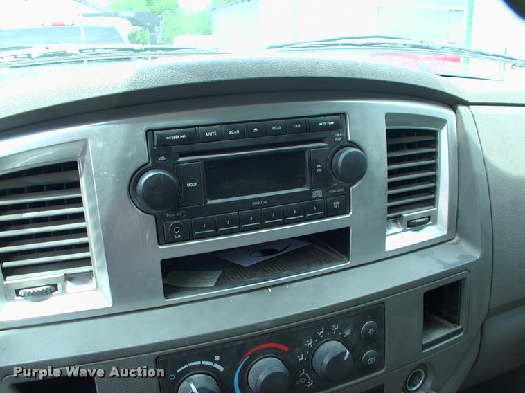 image for item DP9304 2008 Dodge Ram 3500 SLT Quad Cab flatbed pickup truck