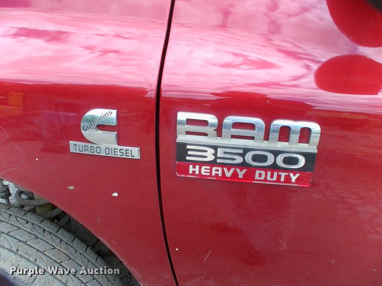 image for item DP9304 2008 Dodge Ram 3500 SLT Quad Cab flatbed pickup truck