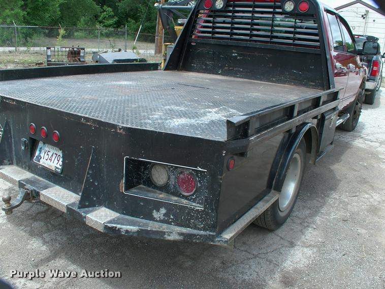 image for item DP9304 2008 Dodge Ram 3500 SLT Quad Cab flatbed pickup truck