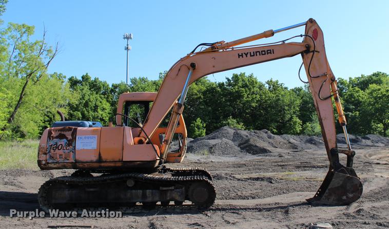 image for item L3043 1996 Hyundai 130LC-3 excavator