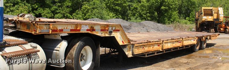 image for item L3064 1977 Muv-All drop deck equipment trailer