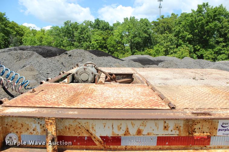 image for item L3064 1977 Muv-All drop deck equipment trailer