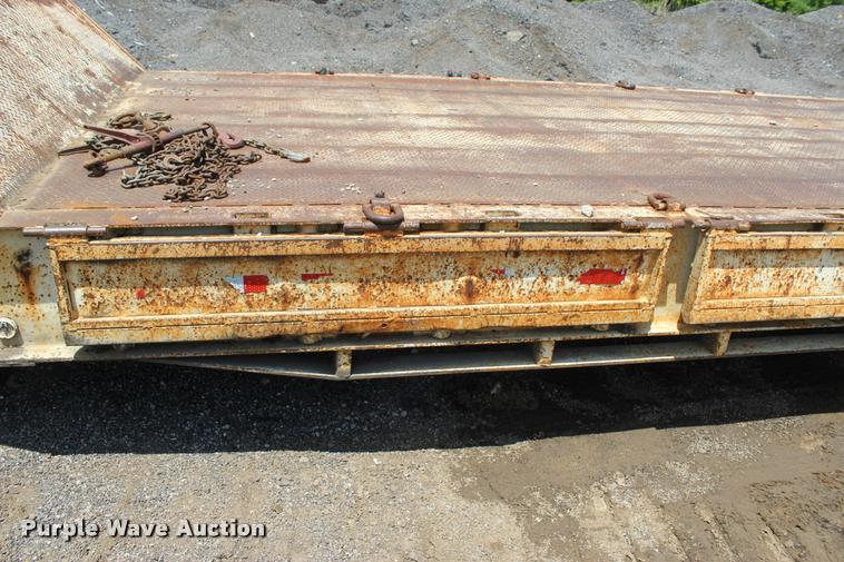 image for item L3064 1977 Muv-All drop deck equipment trailer