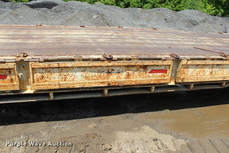 image for item L3064 1977 Muv-All drop deck equipment trailer