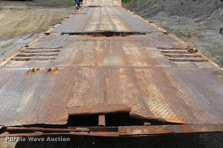 image for item L3064 1977 Muv-All drop deck equipment trailer