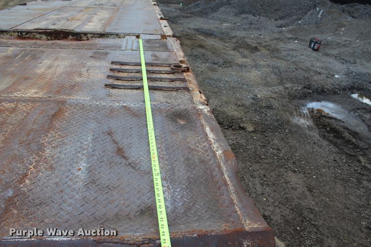 image for item L3064 1977 Muv-All drop deck equipment trailer